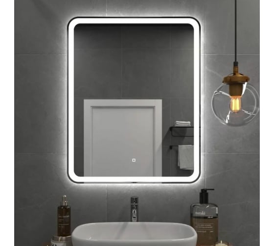 Зеркало ONIKA 50 см с LED подсветкой Магна