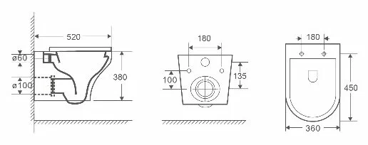 Унитаз подвесной WeltWasser WW ODENBACH 004 GL-WT белый глянец — изображение 2