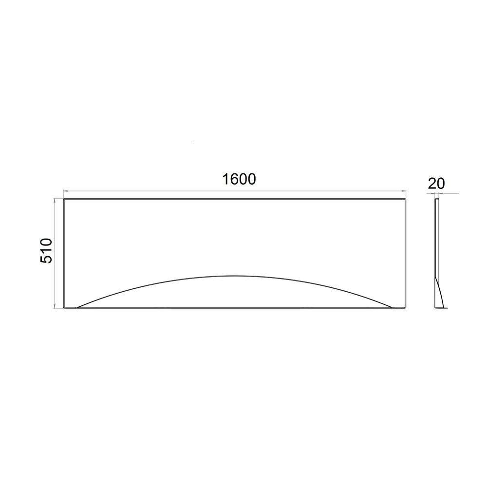 Экран NG-A160 к ванне Niagara Atrio NG-A16070 — изображение 2